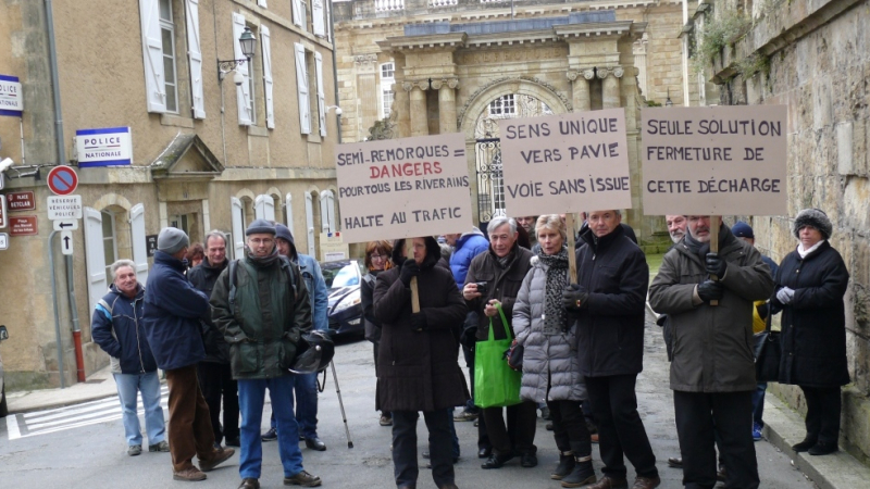 Décharge de Pavie : Ça coince pour Pavie et Pessan