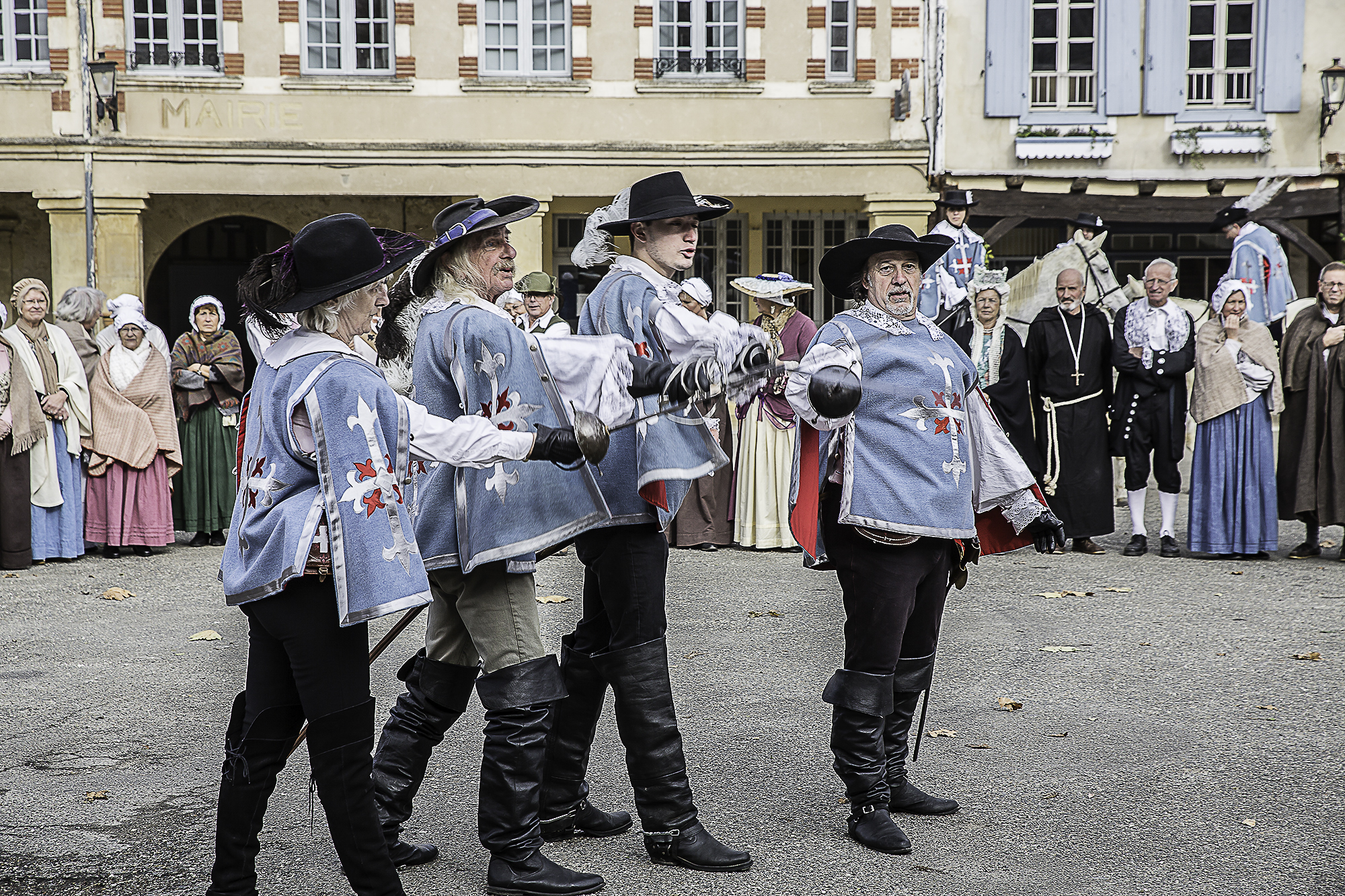 Le salut des mousquetaires