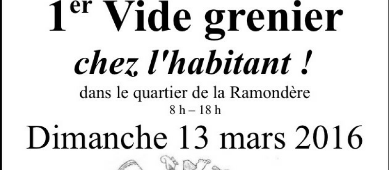LOMBEZ:   VIDE GRENIER le 13 mars 