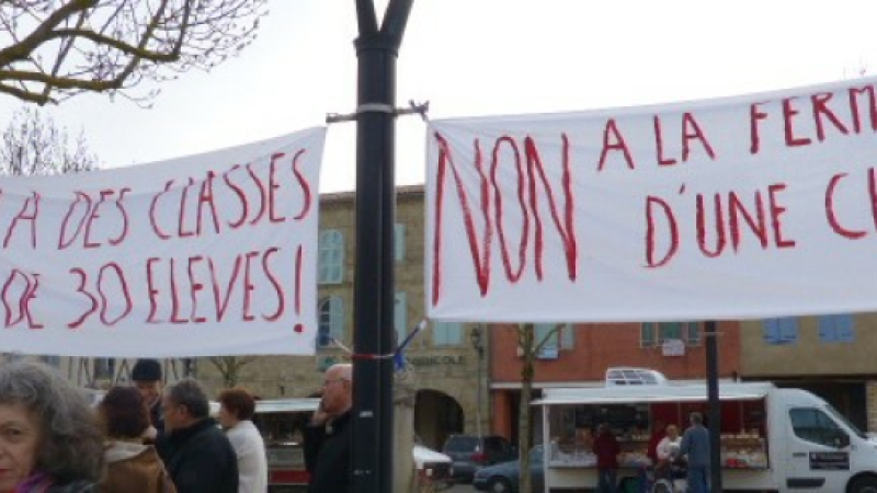 Non à la fermeture d'une Classe