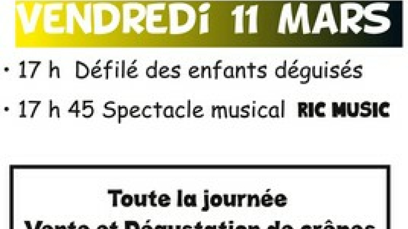 PAVIE La fête des crêpes approche .