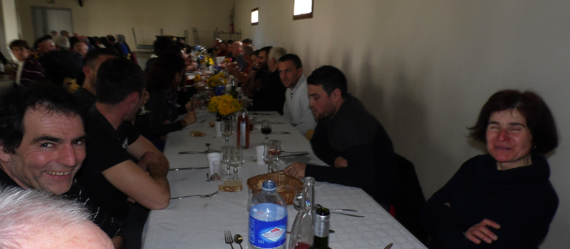 Un agréable banquet des chasseurs