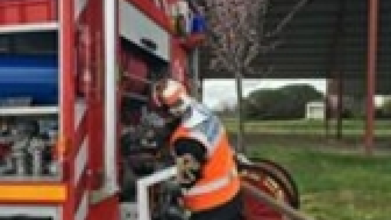 Pompiers en formation