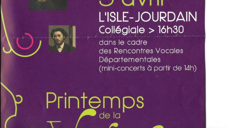 PRINTEMPS DE LA VOIX dans le Gers à l'Initiative de l'ADDA32