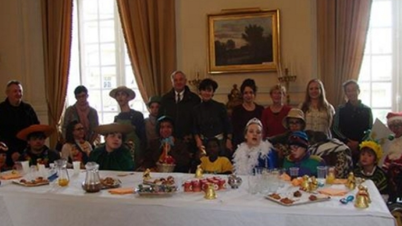 Les enfants du Centre de Roquetaillade invité du préfet