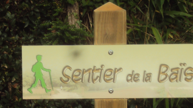 Trouver le sentier de la Baïse qui rejoint le port à l'abbaye de Flaran, n'est pas une évidence 