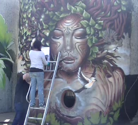 1er prix de la fresque ChouChou 2016 attribué à Doudou Style