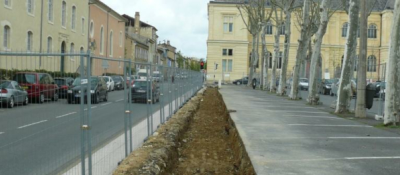 Balustrade des allées d'Etigny : la rénovation se poursuit 
