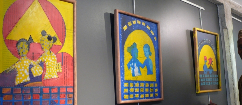 Donatien Alihonou,  prix UNESCO en 2004, expose à la galerie Nou'Arts
