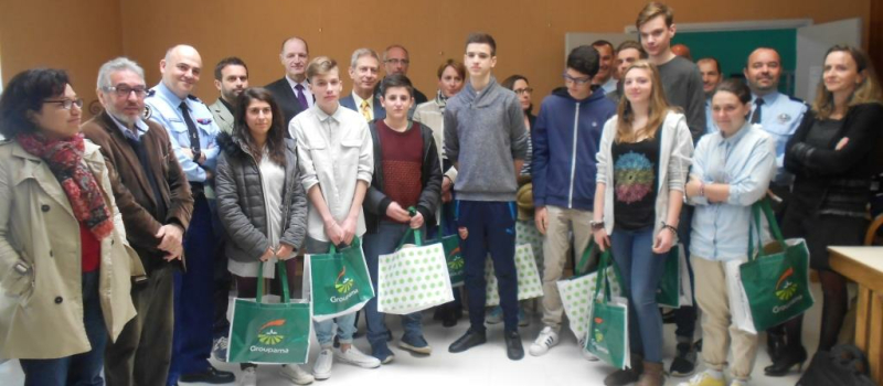OPERATION  10 DE CONDUITE AU LYCEE DU GARROS , LES RECOMPENSES