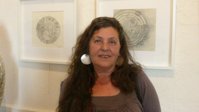 Angèle Chanjou  à l'Ane bleu