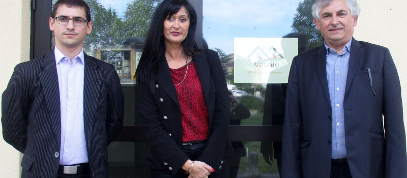 Inauguration de l'agence immobilière AGIMMO de la Gascogne Toulousaine à Mauvezin