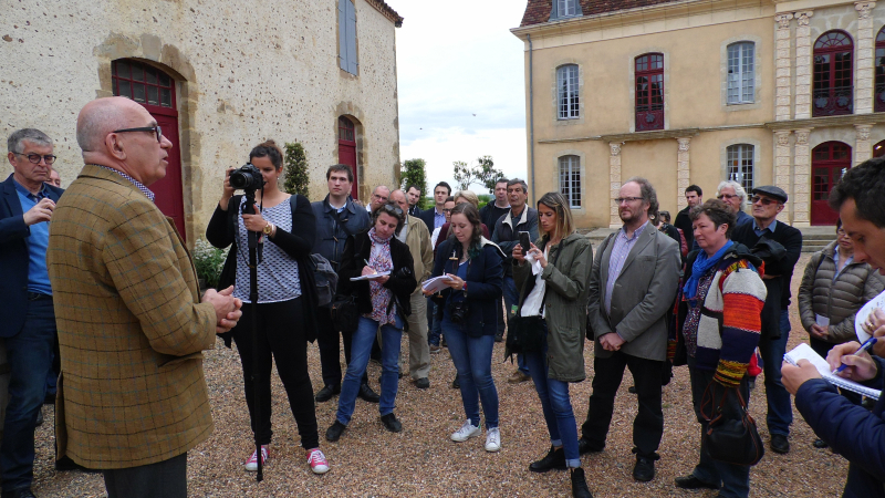 Dans les vignobles Brumont  de Montus a Bouscassé 