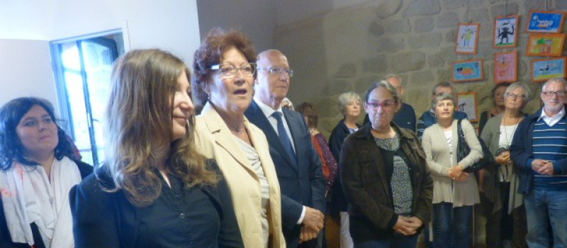 Marciac Inauguration du 14e salon de la caricature et de dessin de presse