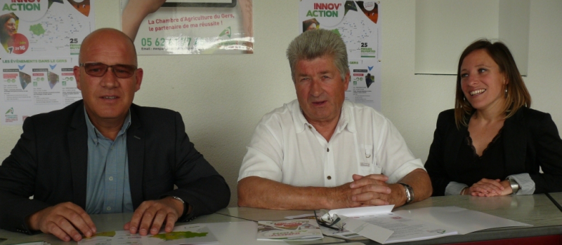 La Chambre d'agriculture met en avant Innov'action avec trois agriculteurs lors de trois journées en juin