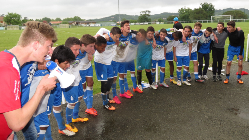 Les U17 du football club mirandais en grande forme