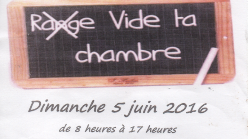 à Auradé vide ta chambre