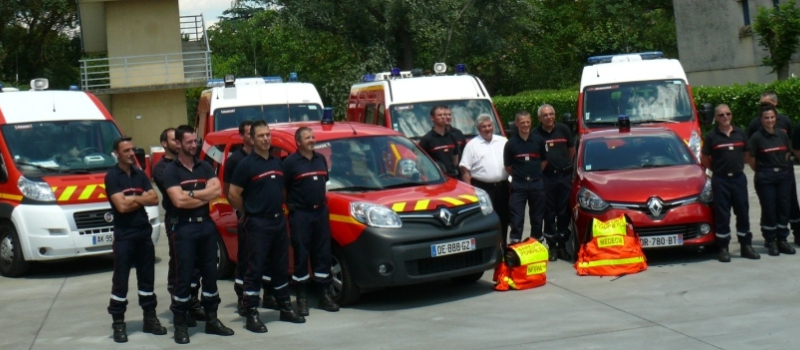LES POMPIERS DU GERS À L’EURO 2016
