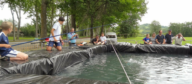 Beaucoup de jeunes ont pu découvrir la pêche avec l'entente Masseube-Mirande-Seissan 