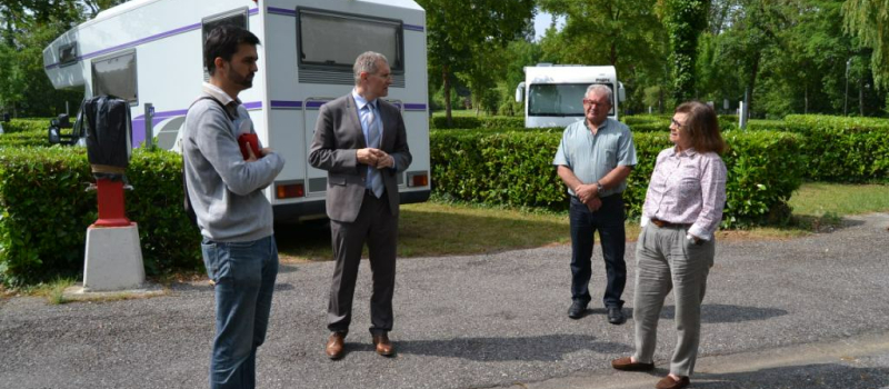 Dans l'île St Martin  un  oasis de verdure accessible  24h /24 pour les camping- caristes