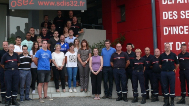 Ce sont 17 sapeurs-pompiers volontaires qui ont signé le 1er juillet leur engagement
