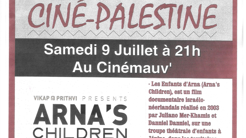 Mauvezin - CINE-PALESTINE avec la présence de l'association France- Palestine 