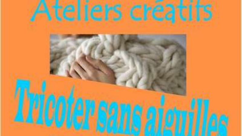 A la maison de la culture de Pavie, deux ateliers de tricot sans aiguilles