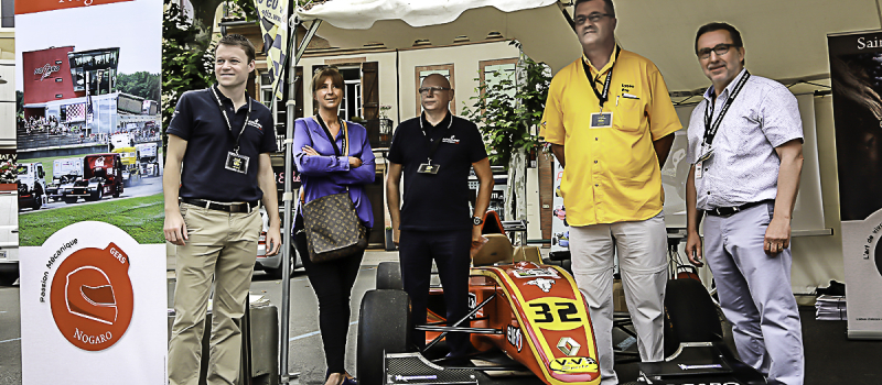 Nogaro avait son stand au village du Tour de France à L'Isle-Jourdain