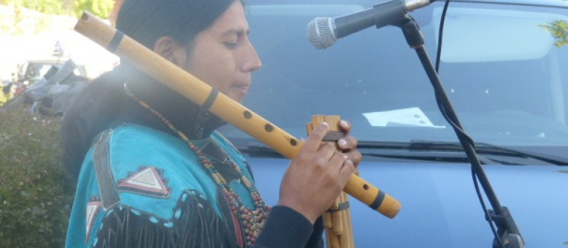La flute de pan au marché