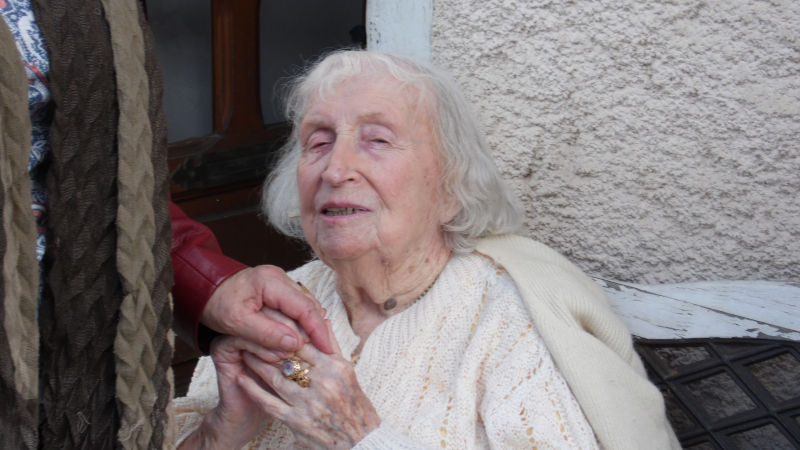 Aujourd'hui 22 Août Bibise fête ses cent cinq ans