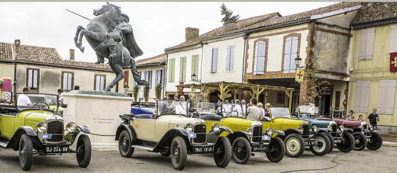 Lupiac – Des Citroën 5HP en visite