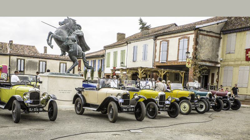 Lupiac – Des Citroën 5HP en visite