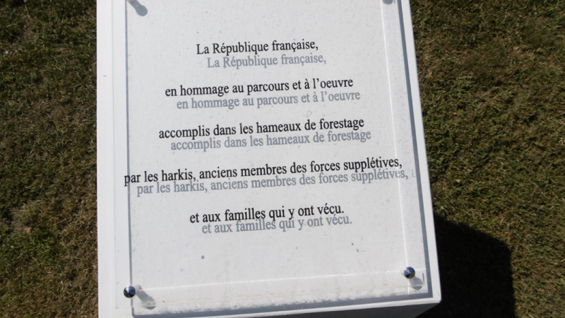 En mémoire des harkis