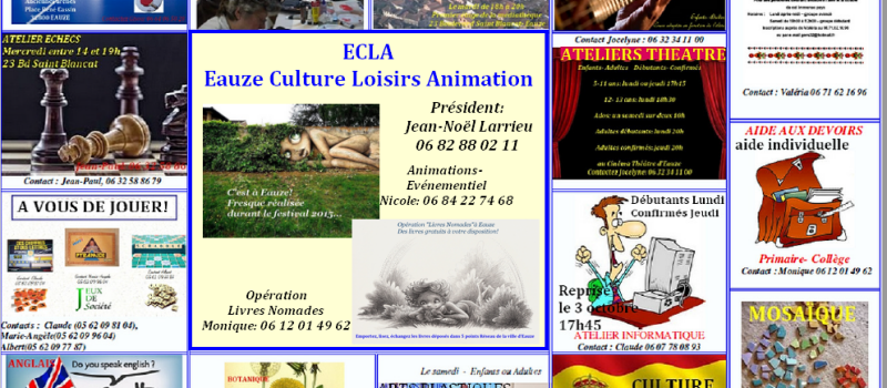 L'ECLA à Eauze fait sa rentrée !