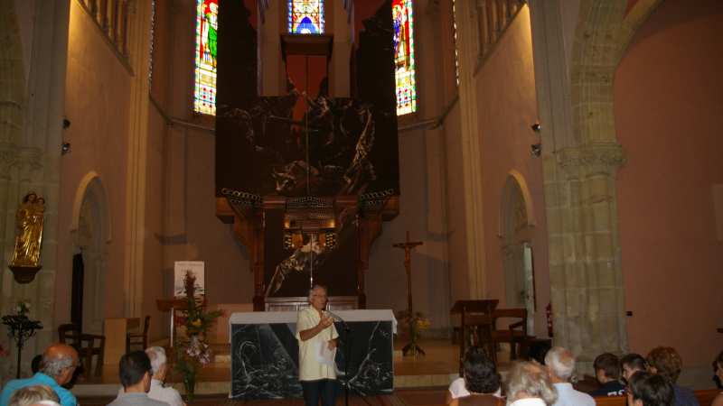 La présentation du grand orgue pour le "Père Ambroise"