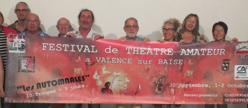 Valence sur Baïse : Le festival de théâtre ‘’ Les Automnales ‘’ affûte ses ‘’ scènes ‘’.