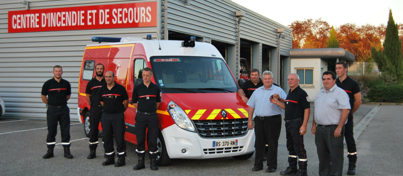 Nouveaux véhicules pour les sapeurs pompiers