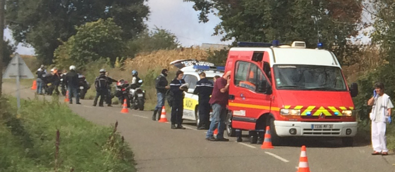 Accident de Moto à Montesquiou