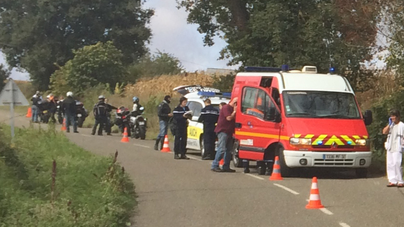 Accident de Moto à Montesquiou