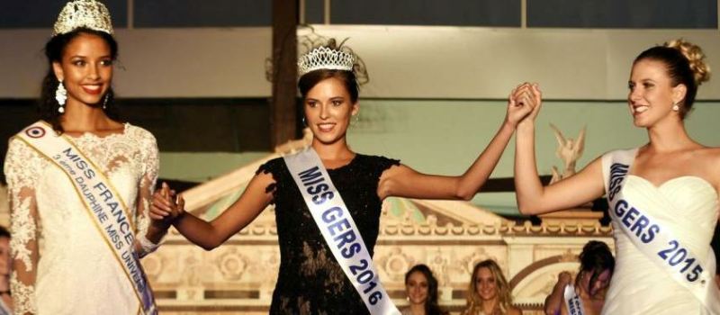 Anaïs Fernandez, Miss Gers, élue première dauphine de Miss Midi-Pyrénées dont le titre échoit à Virginie Guillin du Pays d'Olmes