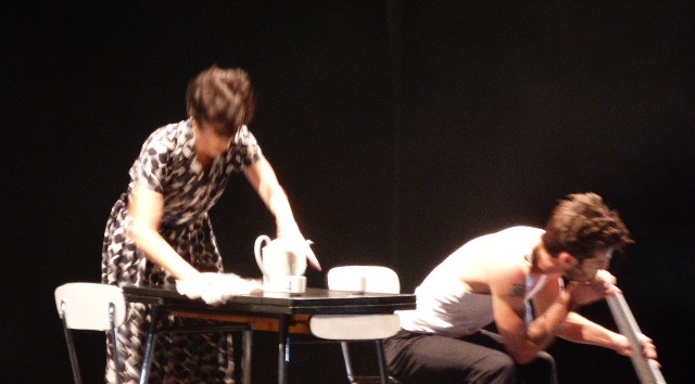 Marie Claude Pietragalla et Julien Derouault  sur scène