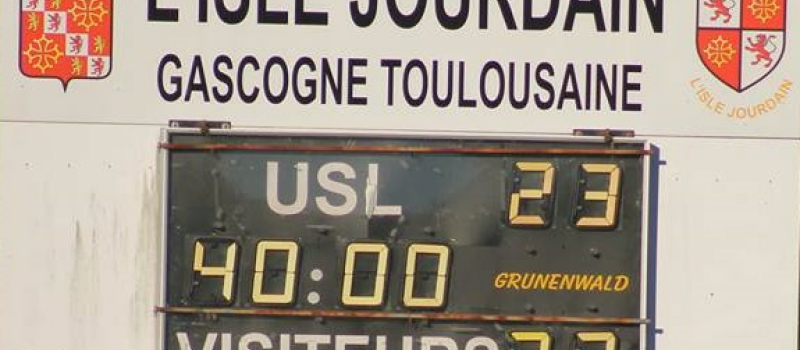 US L'Isle-Jourdain /   Y.Idrac: "objectif atteint!"
