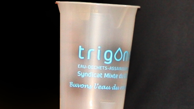 Trigone distributeur d'eau de qualité veut le faire savoir