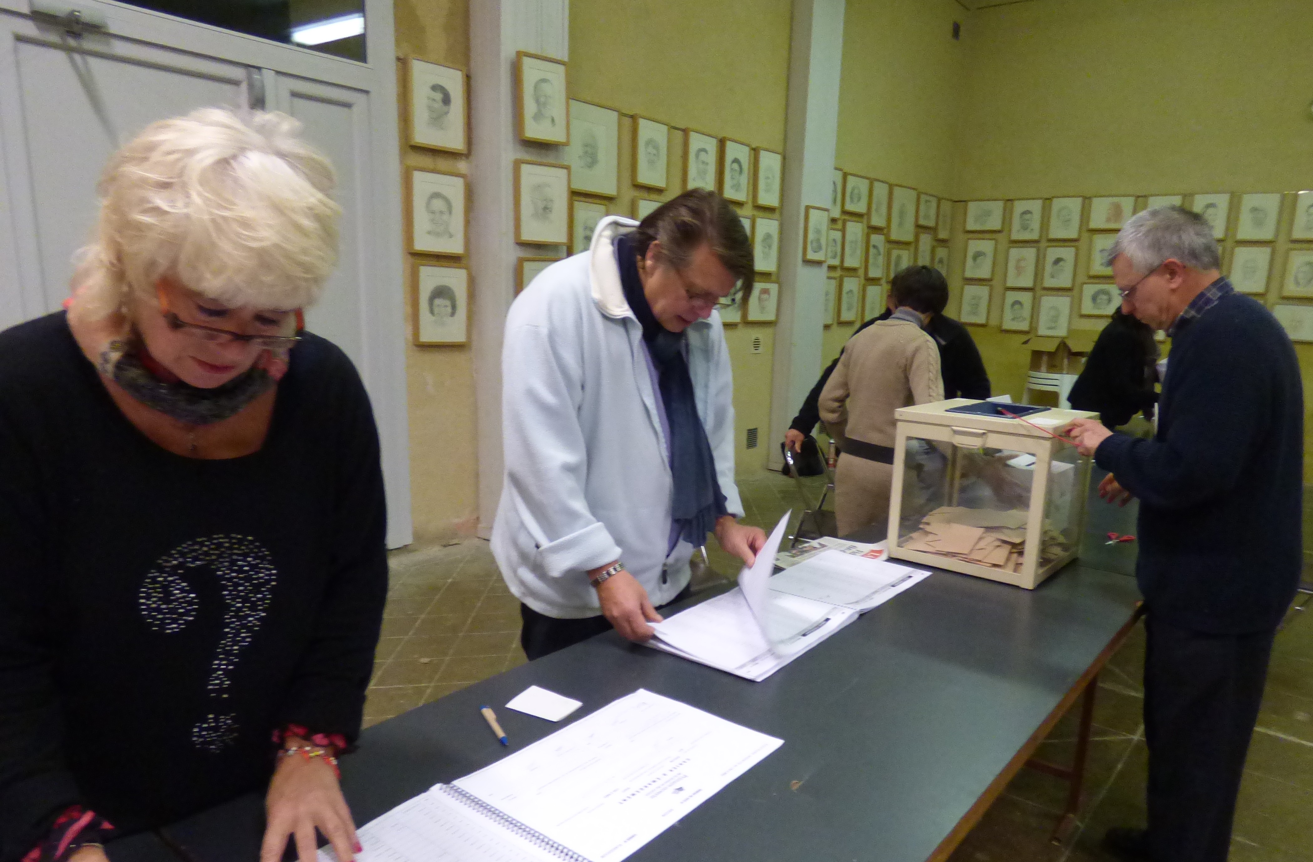 le bureau de vote de Montesqiou
