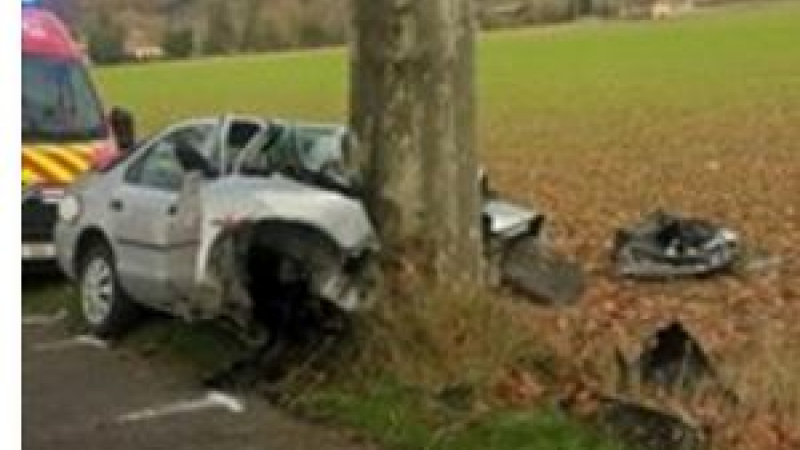 Accident mortel sur la RD 939 au Brouilh-Montbert