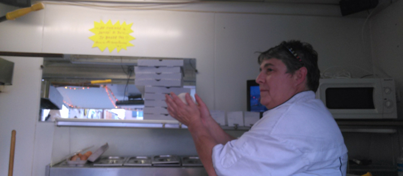 "Mamie Pizza" retrouve son camion