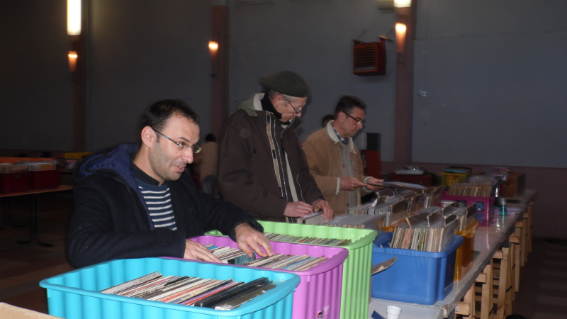 A Tasque première foire aux disques vinyles 