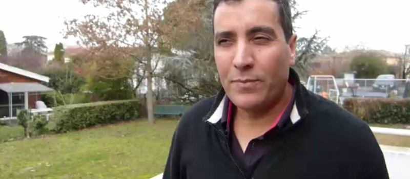 M. Lahcen  GHANMOUNI reçoit  d'INITIATIVE GERS un prêt d'honneur pour la création d’une entreprise d’entretien d’espaces verts et de nettoyage  : WINO