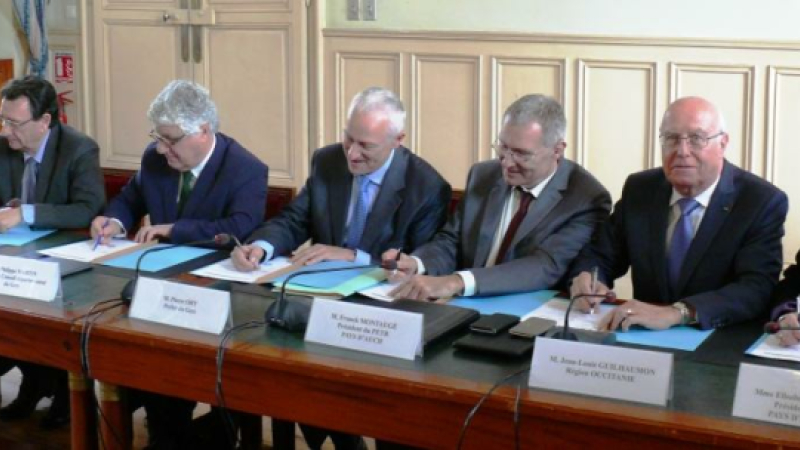 Une première en Occitanie : Les quatre PETR du Gers ont signé des contrats de ruralité