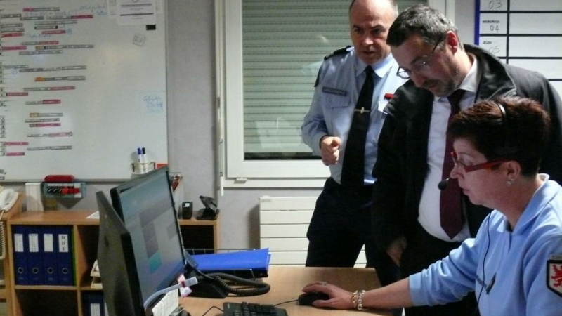 Le secrétaire général de la préfecture du Gers, Guy Fitzer, a rendu visite aux services d'urgence